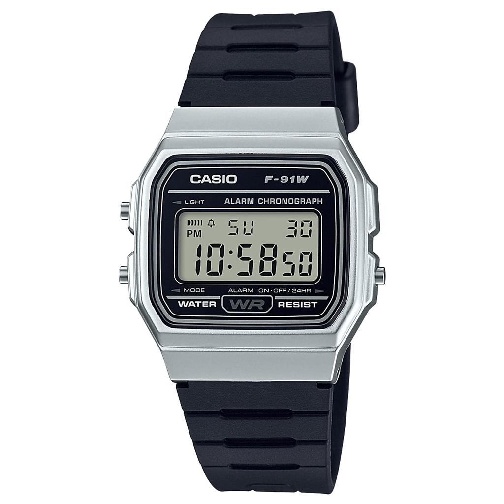 Casio Armbåndsur Casio Collection F-91WM-7AJH Svart Digitalt Klokke