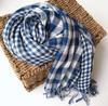 Luxury Brand Plaid Scarves Cotton Shawls Lovers Winter Warm Plaid Shawl Double Layers Tassel Scarves