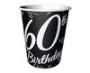 B&C 60th Birthday Paper Cups, 60th Birthday, 6 Pcs