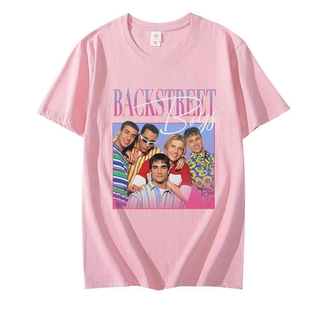 Divertente Maglietta Backstreet Boys Unisex Anni '90 Vintage T-Shirt Boy Band Uomo Donna Throwback Omaggio T-Shirt Hip Hop Streetwear
