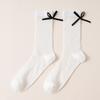 5 Pairs of Female Spring and Autumn Draw A Lovely Bow Ballet Socks