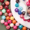 Jewelry Making Acrylic Loose Beads 20Pcs 10mm Pendant Necklace Bracelet Wholesale DIY For Glossy