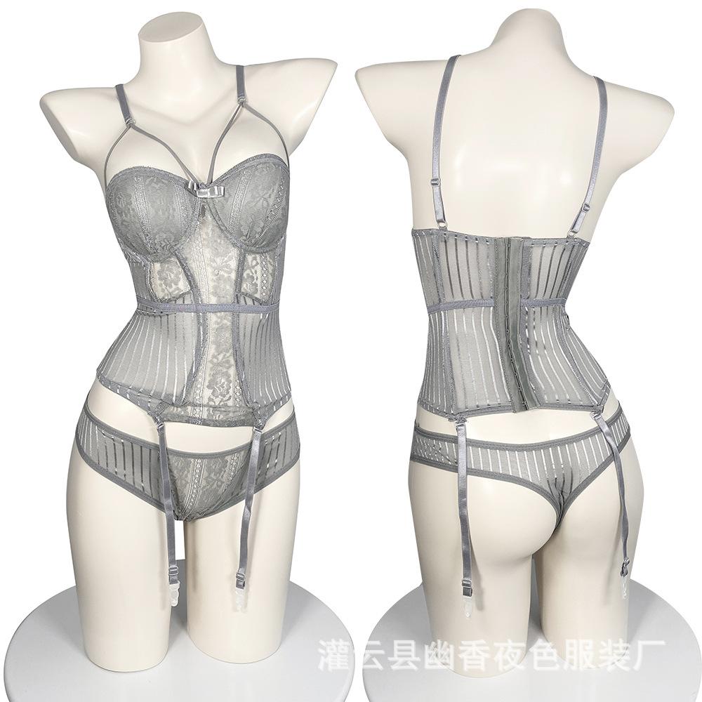 

Новое сексуальное нижнее белье, сексуальный жилет с килевым стальным подносом, маленькая грудь, демонстрирующая большой горячий комплект комбинезонов one size fits all