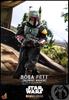 Obra-prima da TV The Mandalorian Boba Fett Repaint Armor Versão Figura Escala Verde 1/6