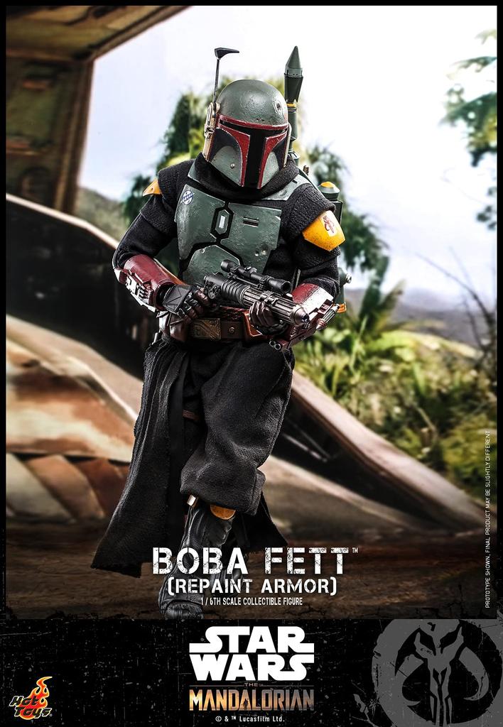 TV Masterpiece The Mandalorian Boba Fett Repaint Armor Version Scale Figure Green 1/6