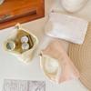 New Stripe Mini Makeup Lipstick Storage Pouch Coin Purse Cute Women Cosmetic Organizer Bag Sanitary Napkins Storage Bag