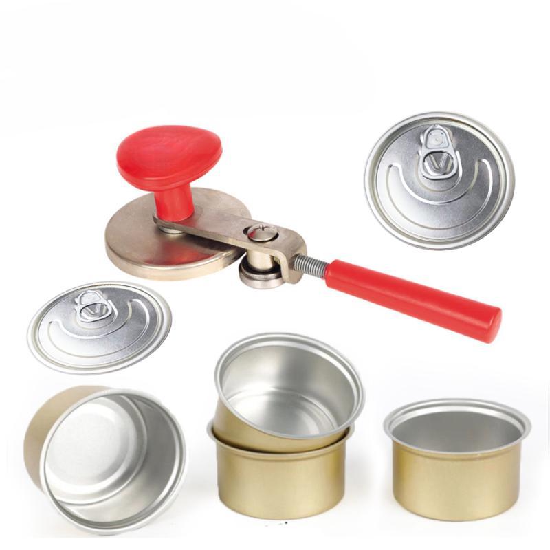 Molekulare Küche Kreativität Schafft Geschirr Fischrogen-Schachteln Lebensmittel Leere Dosen Versiegelte Aluminiumdosen Manuelle Versiegelungsmaschine