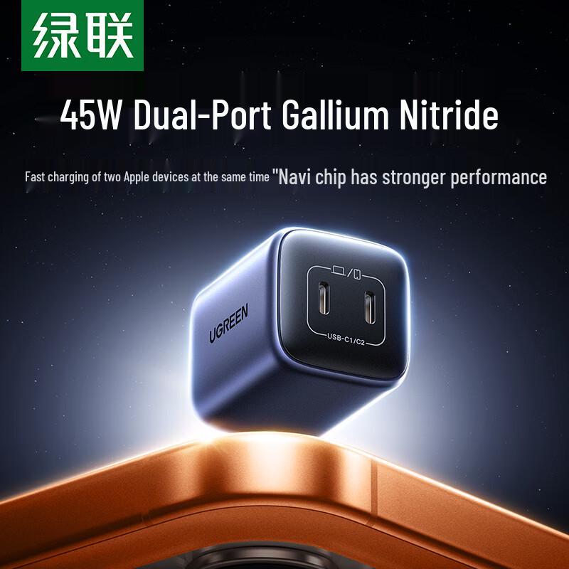 Ugreen 45W GaN Dual USB-C Fast Charger