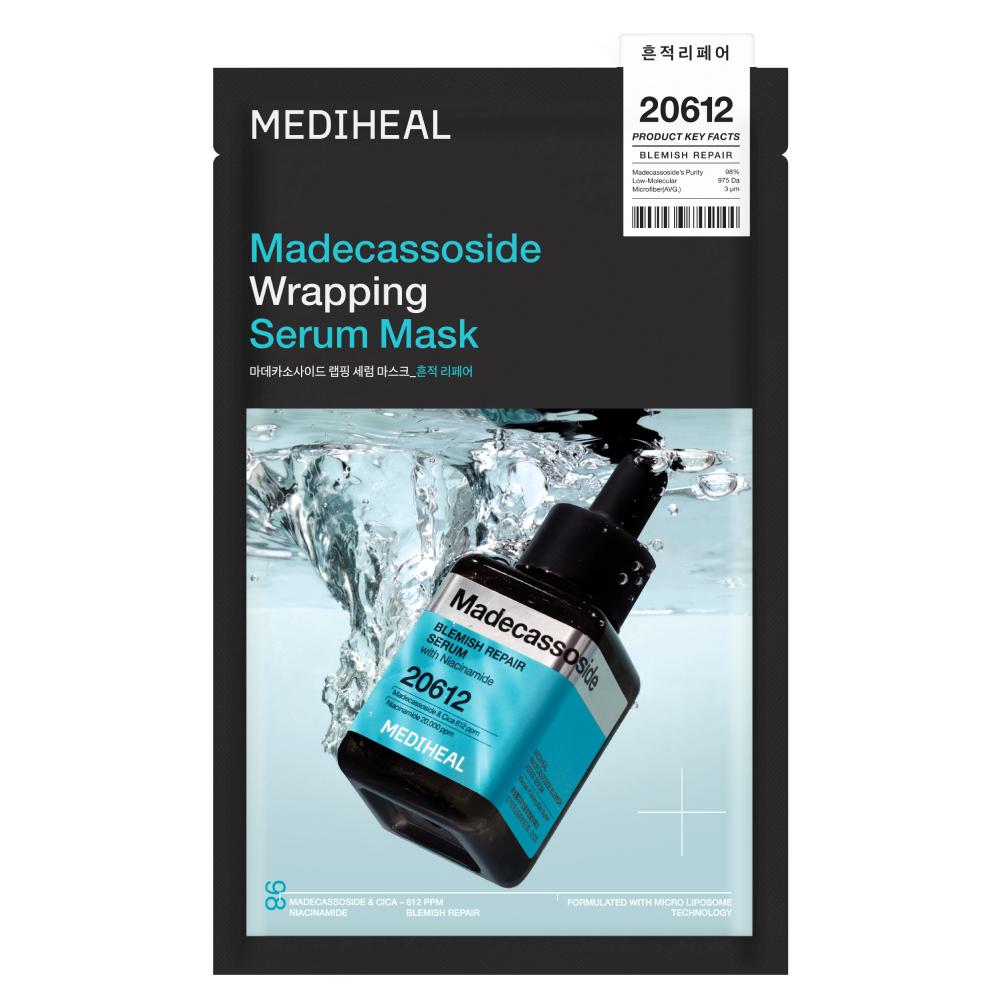 Mediheal Wrapping Serum Mask (Choose 1 of 5 types) (Madecassoside, Collagen, Vitamin C, Hyaluronic Acid, Tea Tree)