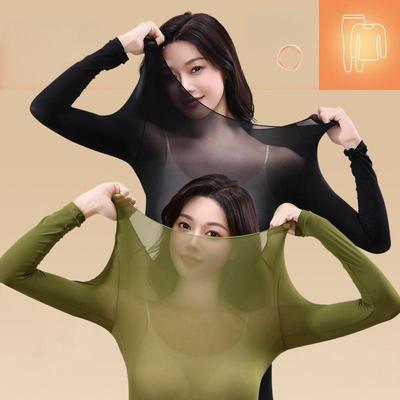 Mascarilla de Belleza Calentadora e Hidratante de Manga Larga, Capa Base de Alta Elasticidad para Ropa Interior Térmica