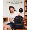 LOVEVOOK Laptop Backpack with Cute Pendant,17.3 Inch Travel Work Backpack Computer Laptop Bag with Large Cup Holder,Waterproof Nurse Teacher College