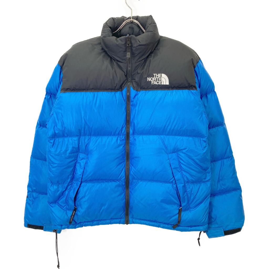 The North Face 90s Blue X Black Nuptse 700 Down Jacket Jacket L blueUsed