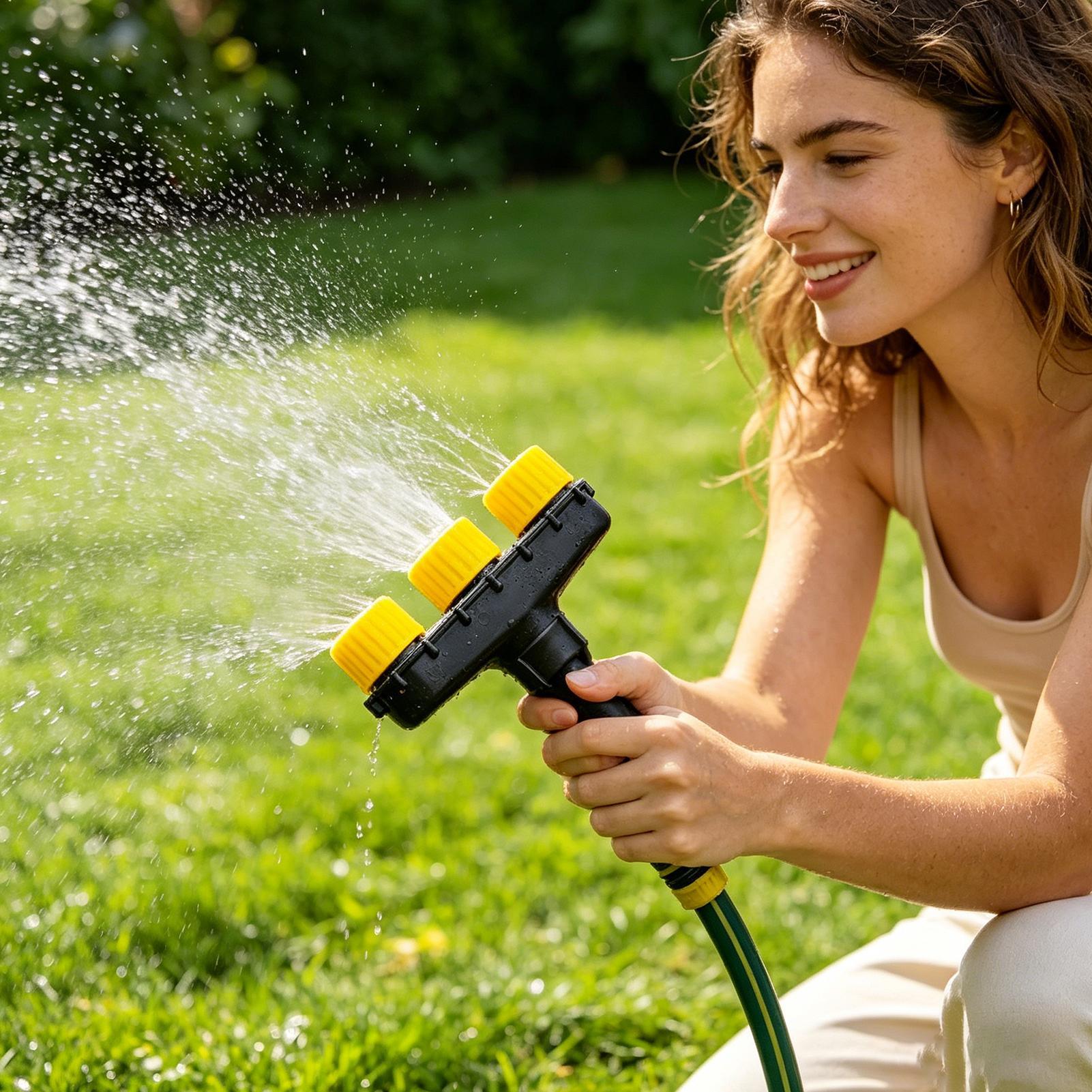 Multi-head Watering sprayer multi-hole sprinkler sprinkler head Fast uniform save time for watering vegetable gardens flowers China Mainland