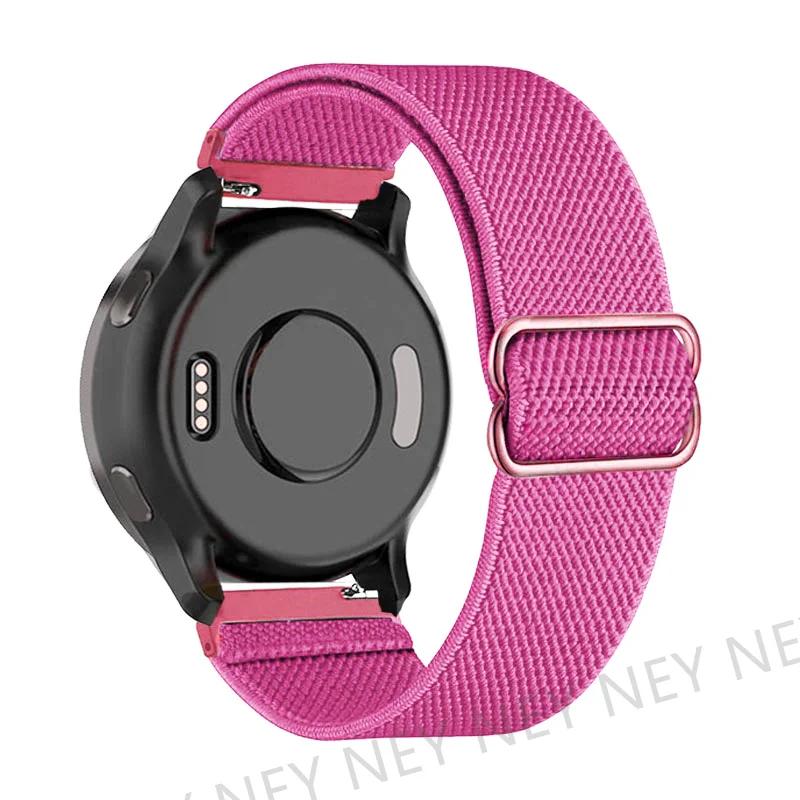 Elastic Shiny strap For Samsung Galaxy Watch 6/5/pro/3/4/classic/Active 2 20mm/22mm Bohemian Pride bracelet Huawei GT 3-2-e band