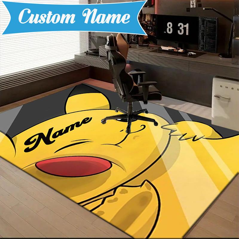 Προσαρμοσμένο Χαλί Pika Urban Fashion για Σαλόνι, Δωμάτια Παιχνιδιών, Γραφείο, Υπνοδωμάτιο, Πατάκι Παιχνιδιού, Παιχνιδιάρικο Σχέδιο, δώρα για θαυμαστές Χριστουγεννιάτικη διακόσμηση
