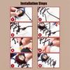 1Pair Swivel Buckle Laces Thick Rope Sneakers Shoelace Nezha Automatic Shoelaces Without Ties Install Simple Shoes Accessories