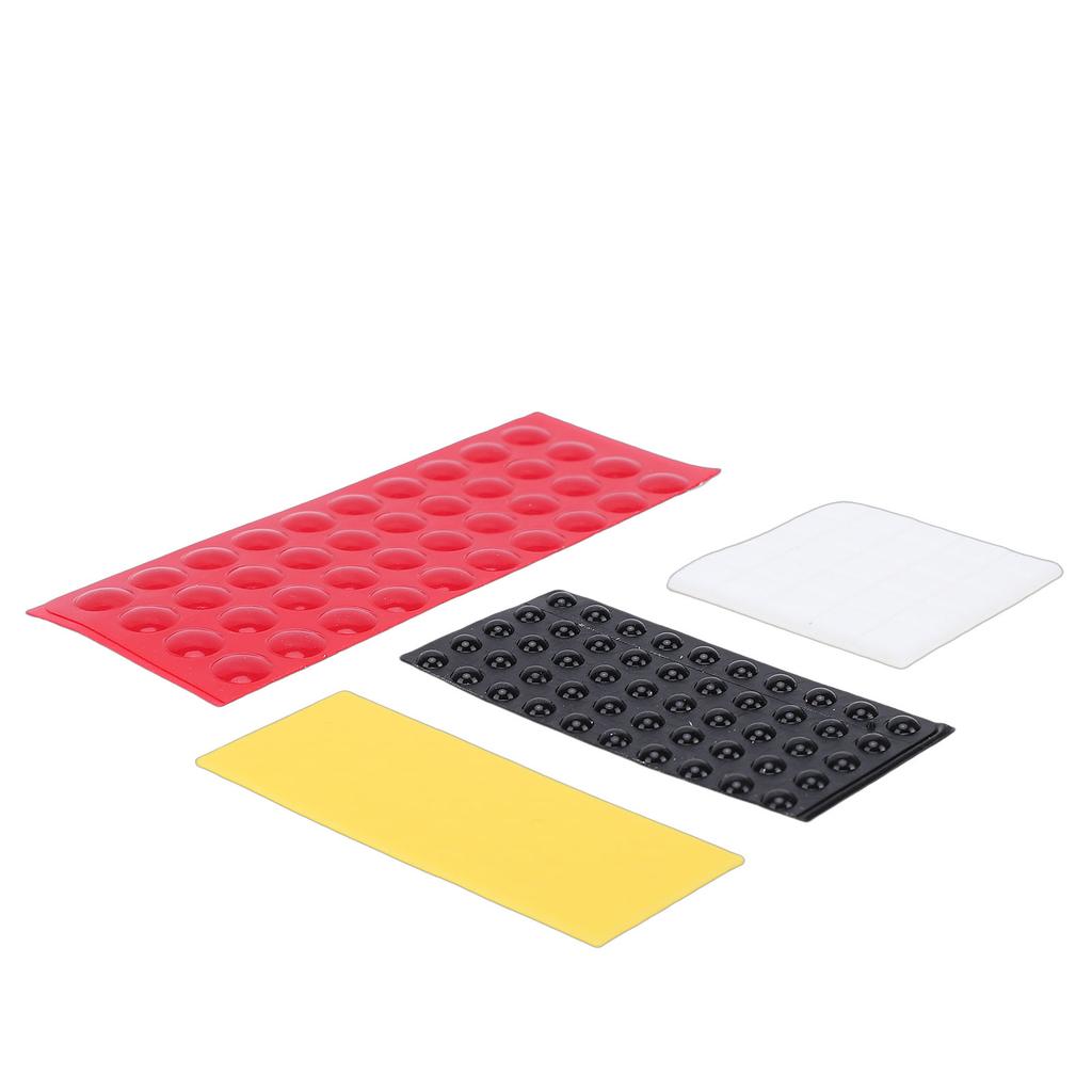 165 Pcs Dots for Visually Impaired Silicone Raised Tactile Adhesive Dots Red Yellow Black White