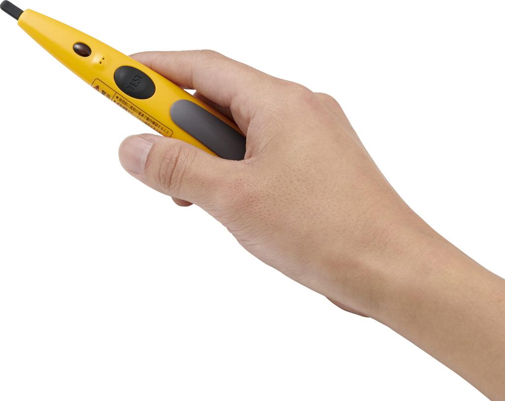Official Hasegawa Electric Industry Co., Ltd. Acoustic and Luminous Low-Voltage Voltage Detector (Yellow) HTE-610-Y