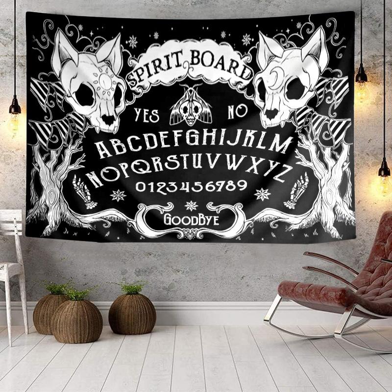 Spirit Board Divination Tapestry Room Decoration Wall Hanging for Living Room Bedroom, Dormitory, Birthday and Christmas Gifts