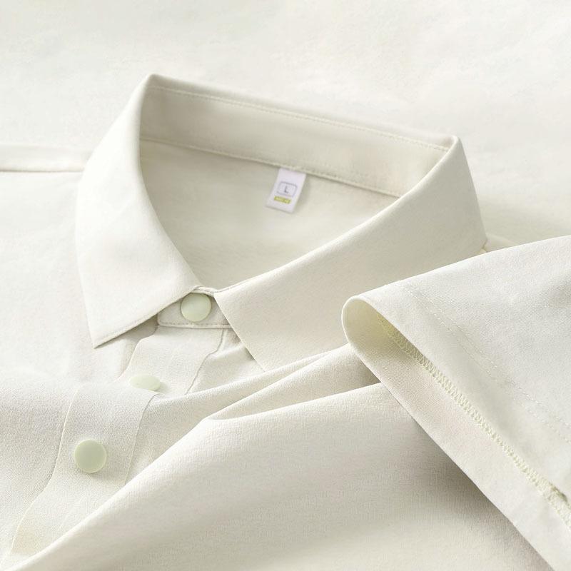 Dmao Kurzarm-POLO-Shirt, atmungsaktives T-Shirt aus reiner Baumwolle für Herren, Business Casual Revers-Oberteil