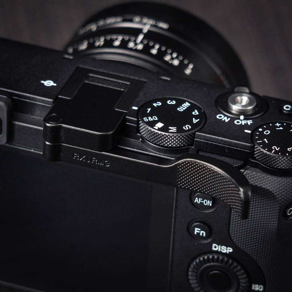 Iborrys Thumb Up Compatible with Sony and RX1R III Dedicated Thumb Shoe Unique Retro Diamond Engraving Enhanced Shooting Stability Grip, DSC-RX1RM3