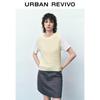 UR Women's Fall 2024 Colorblock Faux-Layer Knit Top