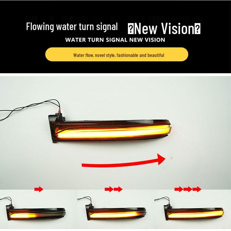 Hyundai LA-FESTA Rearview Mirror Yellow Sequential Turn Signal