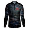 Mens Winter Fishing Jacket Warm Fleece Lined Softshell Windproof Outdoor Sportswear Hiking Camping Cycling