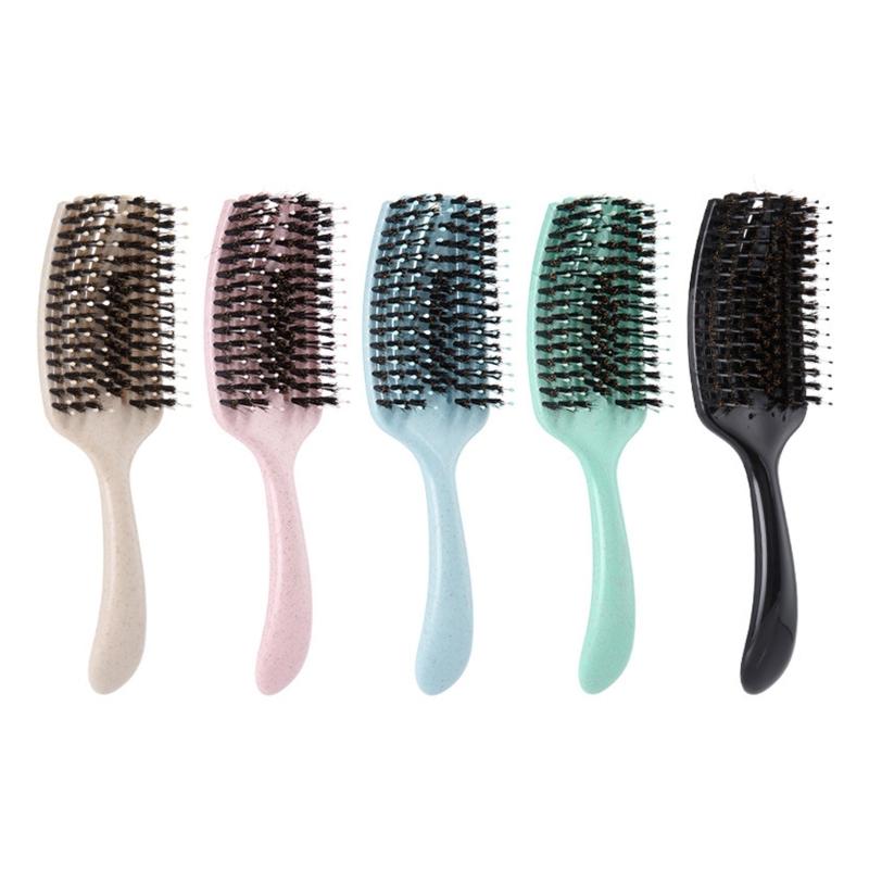 Friendly Hollow Hair Comb For Long Curly Hair Gentle Scalp Massage Tool Portable Storage Box