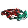 Bowknot Cat Small Dog Collar with Bell Plaid Snowflake Adjustable Breakaway Pet Puppy Kitten Safety Buckle Necklace Christmas