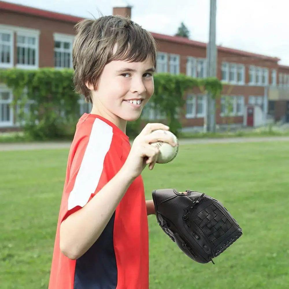 1ks tréninkové vybavení Baseballová rukavice Baseballová tréninková softballová soutěžní rukavice pro děti