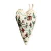 Diy Heart Shaped Hand Embroidered Christmas Ornament Kit Beginner Friendly Embroidery Craft