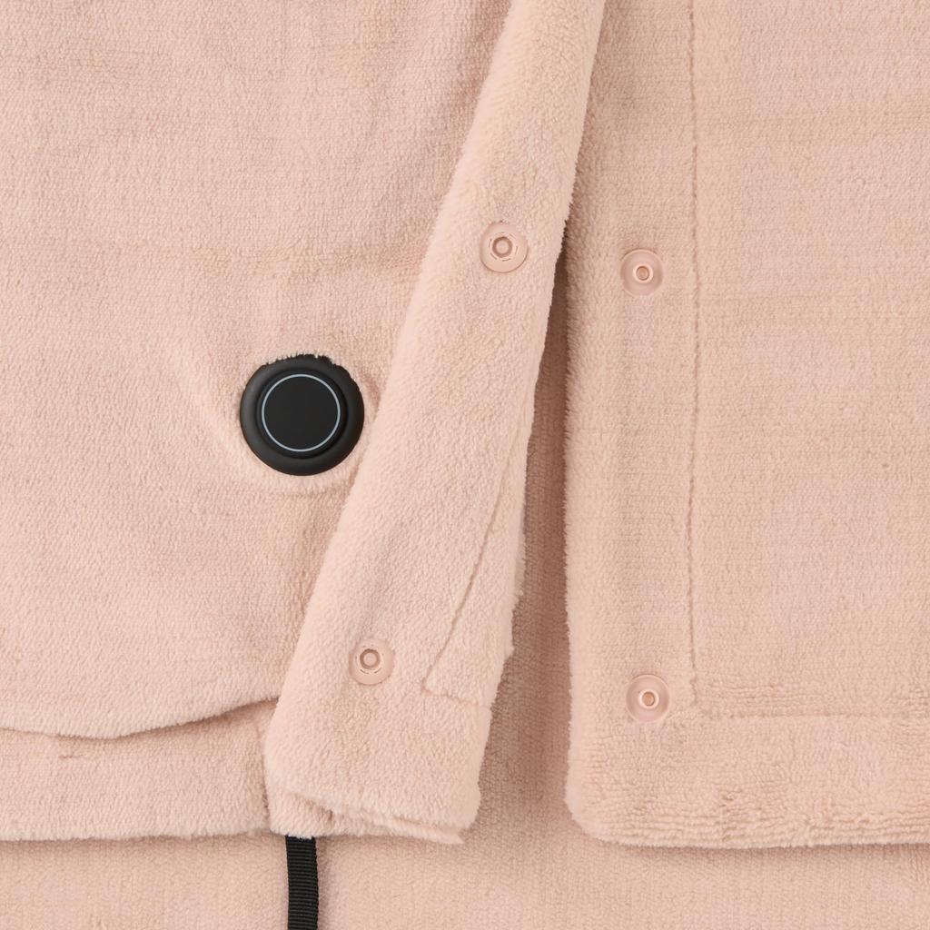 MUJI Washable USB Smoky 110cm Wide x 80cm Blanket, Pink, Deep, MJ-UBL11SPK/84390883