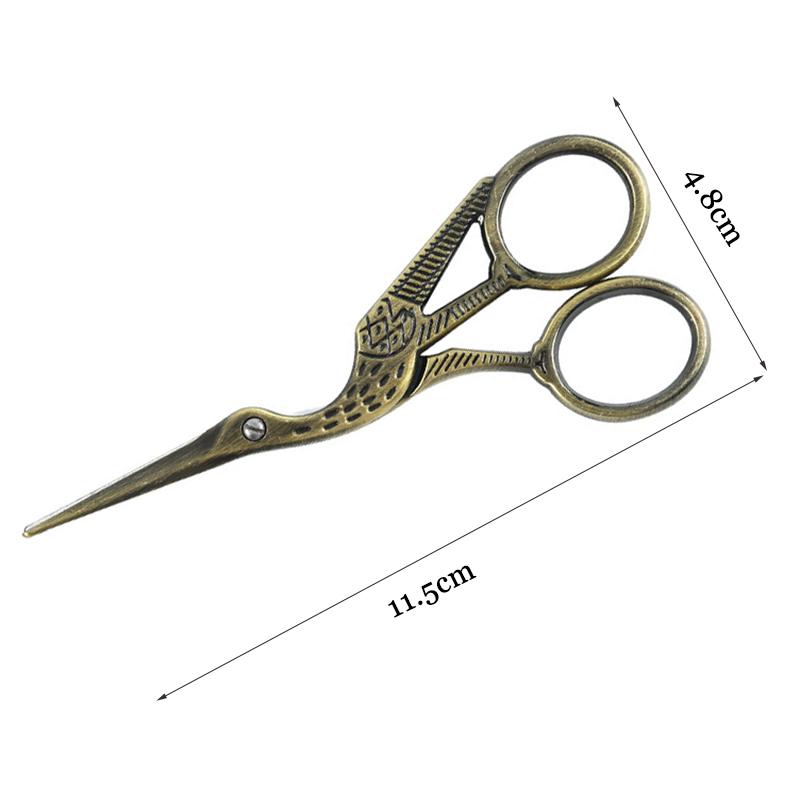 Peacock Stork Vintage Sewing Needlework Color Scissors Tailor Embroidery Scissor Crafts DIY Tailoring Fabric Cloth