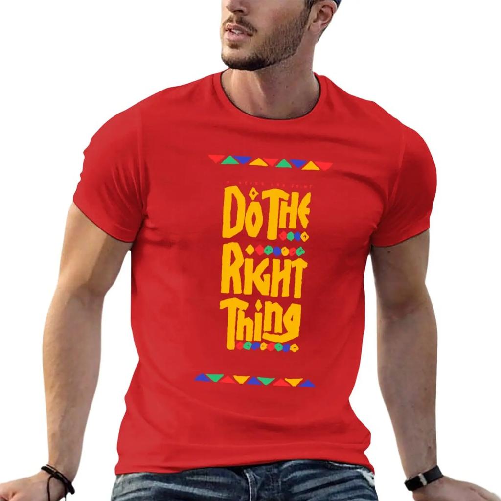 DO THE RIGHT THING BEST SELLER T-Shirt Short sleeve tee edition t shirt kawaii clothes cotton t-shirt
