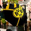 Borussia Dortmund Druckschirm Automatisches Öffnen/Schließen - Tragbares faltbares Design - Tägliche Nutzung für Reisen/Outdoor - Geschenk zum Geburtstag
