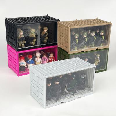 Container Building Block Military Weapons And Equipment Box Command Center Building Block Figure Display Storage Box