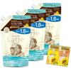 Mar&Me Rinse-in Shampoo Refill for Parents and Children, Large Capacity 660ml X 3 Set with Bonus | Non-Silicon Amino Acid Shampoo Whole Body Washable
