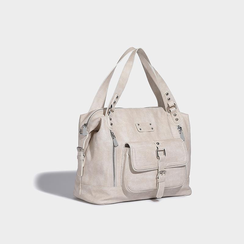 2024 Summer New Niche High-End Vintage Commuter Tote Bag Large Capacity Handbag Shoulder Crossbody Bag for Women