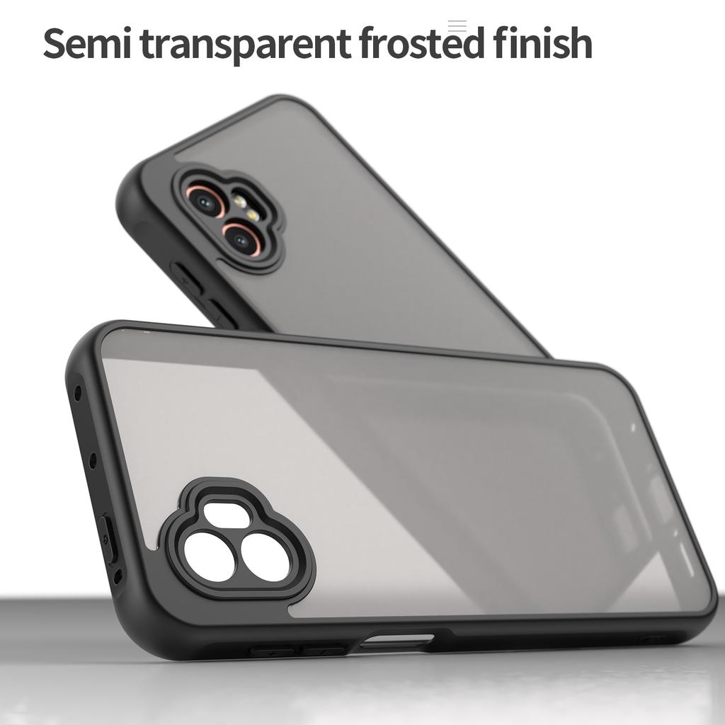 For Samsung Galaxy XCover7 Pro Case Drop Proof Airbags Frosted Translucent PC+TPU Phone Back Cover