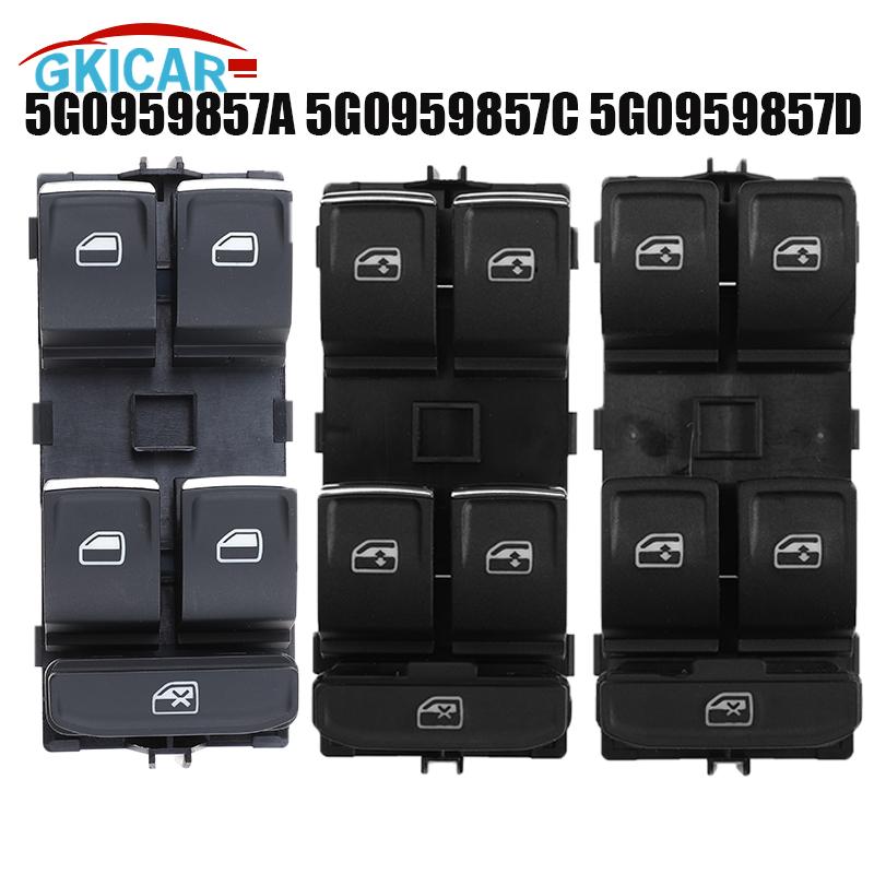 5G0959857A 5G0959857C 5G0959857D 8 Pins Power Master Window Switch For Golf MK7 Passat B8 Tiguan