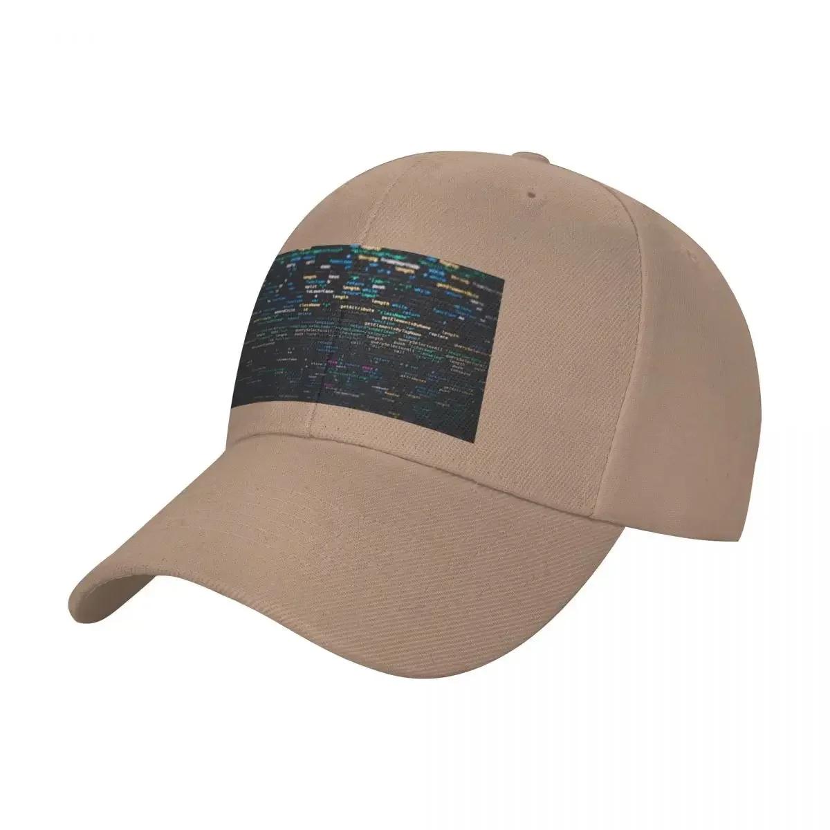 

Software Developer Programming Code on Black Background Baseball Cap fashionable black Golf Hat hard hat Hats For Unisex Women s