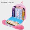 2025 Spring New Cute Cartoon Children Schoolbags Adorable Big Ears Plush Doll Kid's Backpack Ultra Light Kindergarten 3-6 Years Old Baby Girl Book Bag