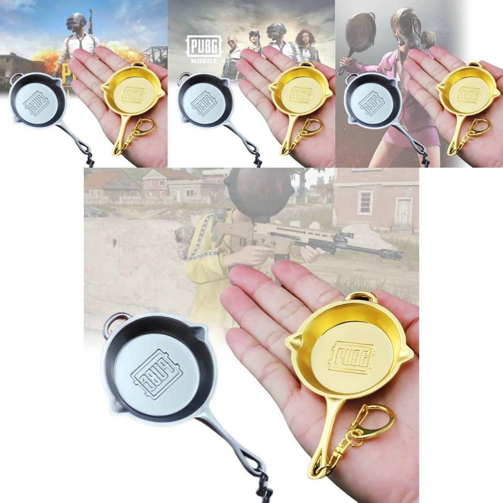 Chaveiro Panela PUBG de Liga de Zinco Premium Metal Souvenir Para Gamers e Colecionadores