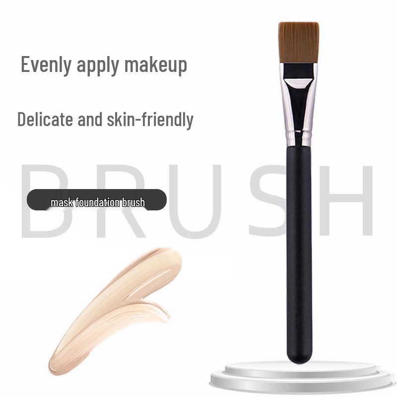 

191 Flat Head Foundation & Mask Brush - Soft Bristle Makeup Tool