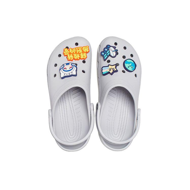Crocs Honor Of Kings X  Classic Clog EVA Patterned Clogs Elite Version Unisex Footwear Gray 208177-1FH