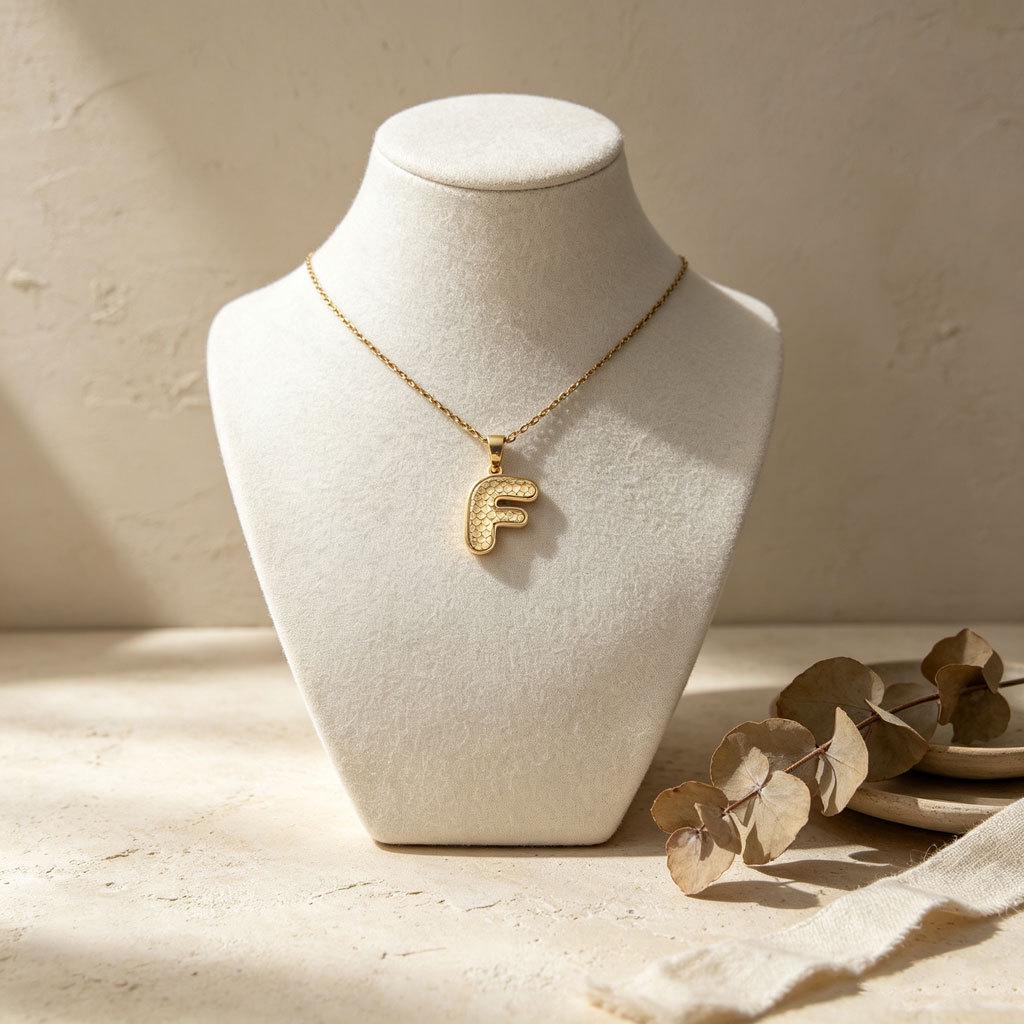 Trendy Modern Minimalist 26-Letter Cute Design Necklace