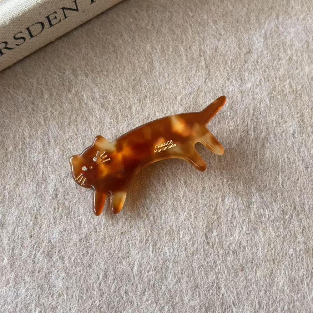 Cute Cartoon Cat Handmade Hairpin Hair Clip Versatile Cute Bangs Hair Accessory for Girls