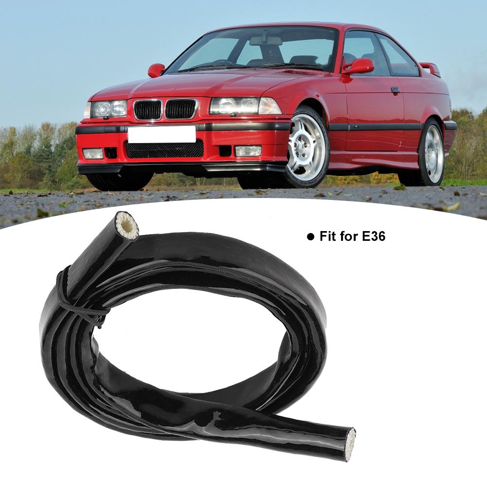 0.2in 3.3 stopy Dlouhý Ohnivzdorný Rukáv Opletený Plamenový Štít Ochranný Kryt Vhodný pro E36 Černý