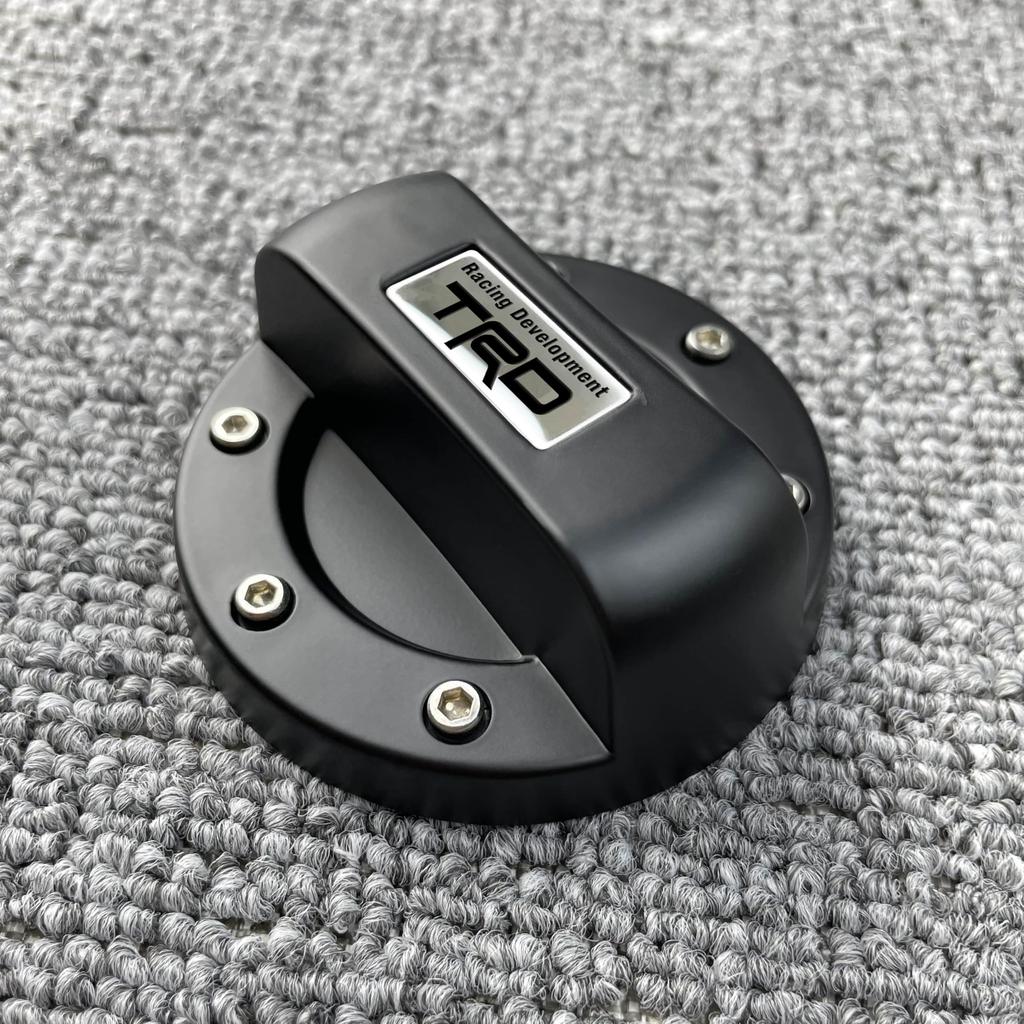 AYDMY Rare Handmade TRD Gasoline Fuel Spout Cap Fuel Cap Cover (Black)